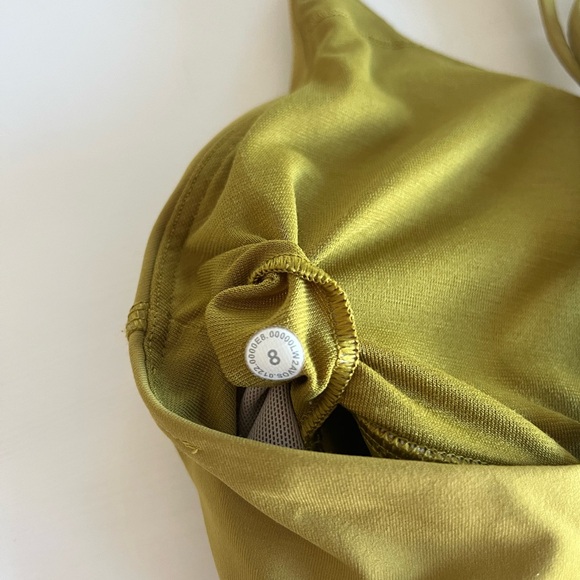 lululemon Energy Longline Bra *Medium Support B–D Cups • Size 8 • Auric Gold - Picture 5 of 7